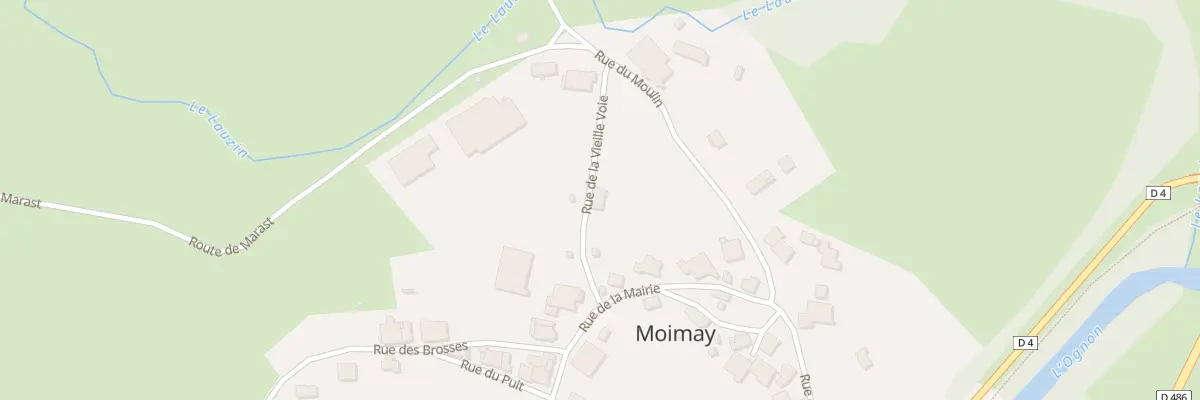 Plan du 4 Rue de la Vieille Voie à Moimay