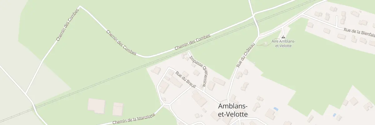 Plan du 1 Imp Quenemine à Amblans-et-Velotte