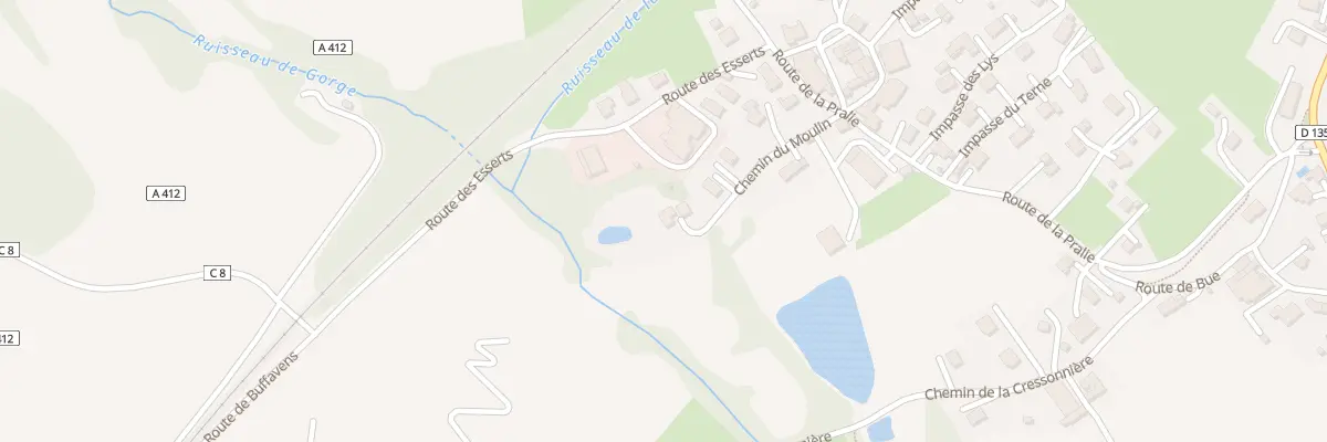 Plan du 130 Che du Moulin à Lully