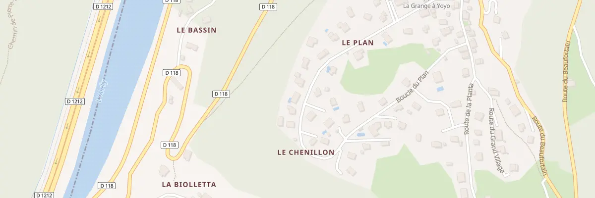 Plan du 5214 Chenillon à Césarches