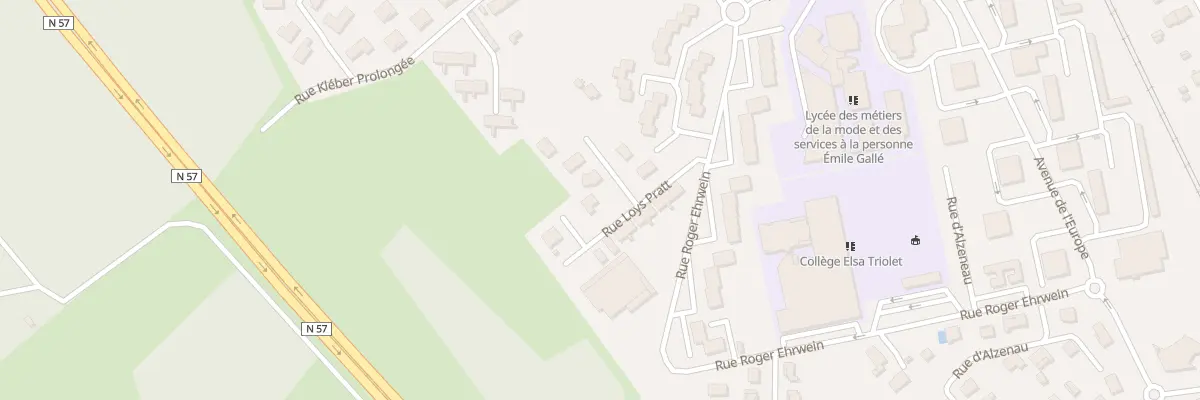 Plan du 1 Rue Sancenelle à Thaon-les-Vosges