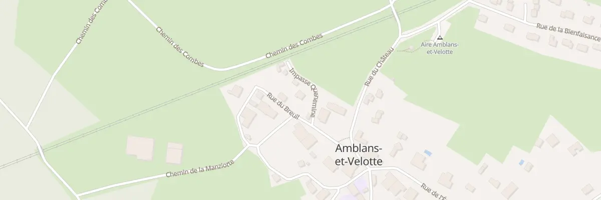 Plan du 1B Imp Quenemine à Amblans-et-Velotte