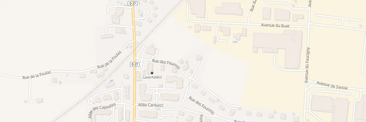 Plan du 105 Rue des fourmis à Bonneville