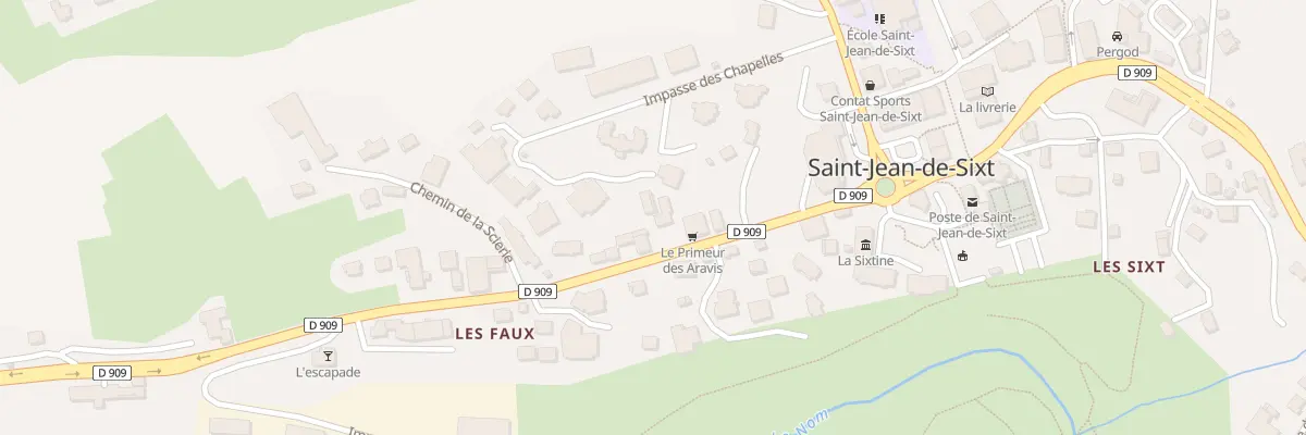 Plan du 154 Rte de Thônes à Saint-Jean-de-Sixt
