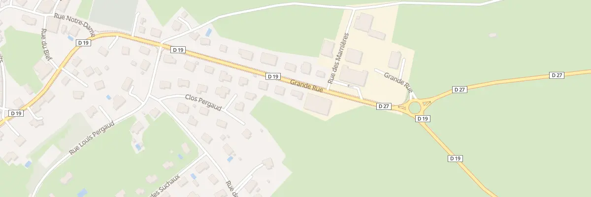 Plan du 72 Grande rue à Vercel-Villedieu-le-Camp