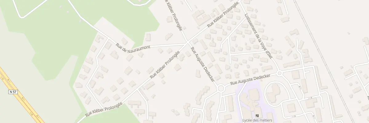 Plan du 83 Rue Kléber à Thaon-les-Vosges