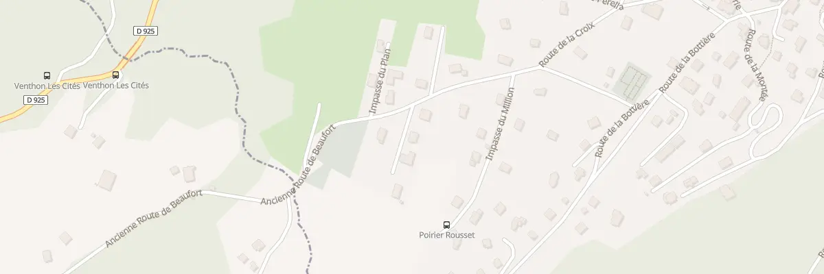 Plan du 35 Imp de la Plaine à Venthon