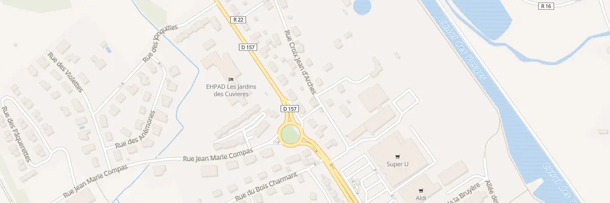Plan du 210 Rue de Lorraine Thaon à Thaon-les-Vosges