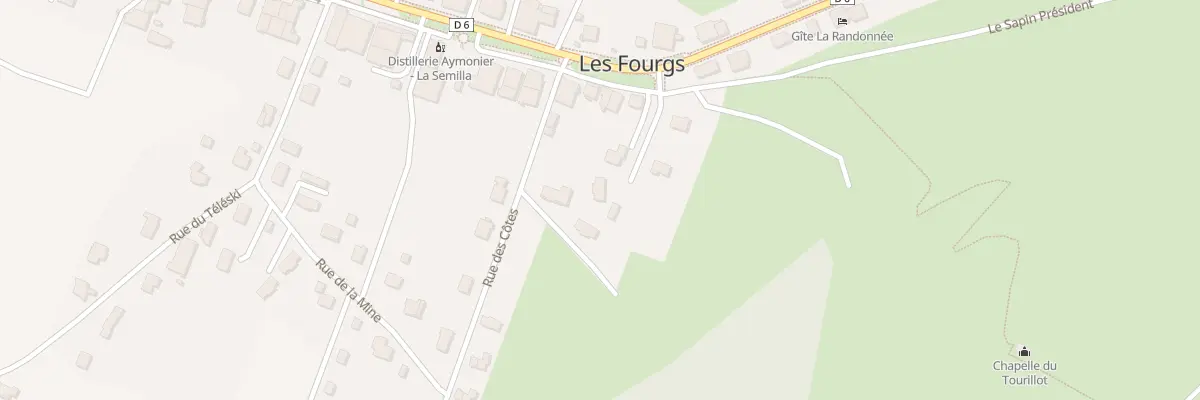 Plan du 2 Rue des Gramonts aux Fourgs