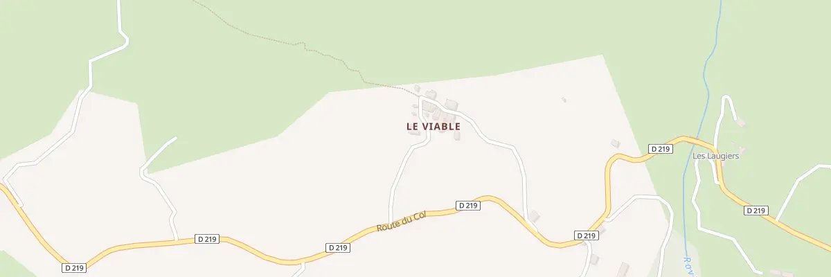 Plan du 5003A Le Viable à Tartonne
