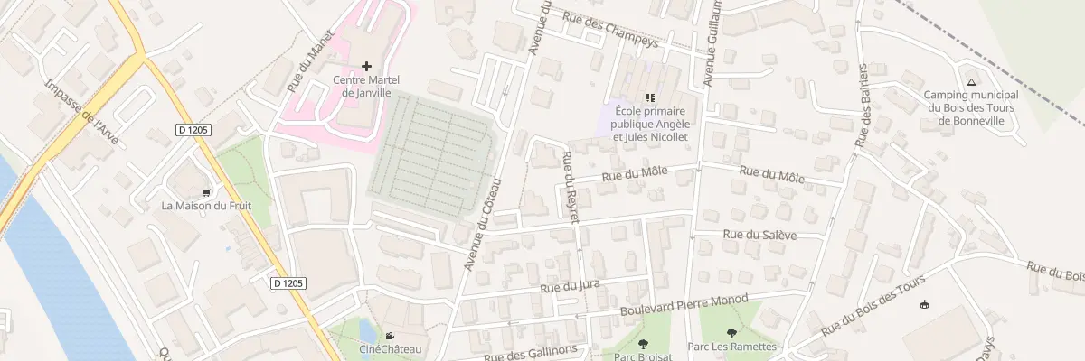 Plan du 39 Rue vincent bouvard à Bonneville