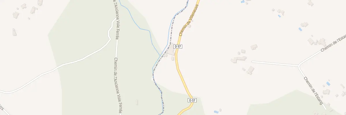 Plan du 9405 Che Departemental No 57 à Draguignan
