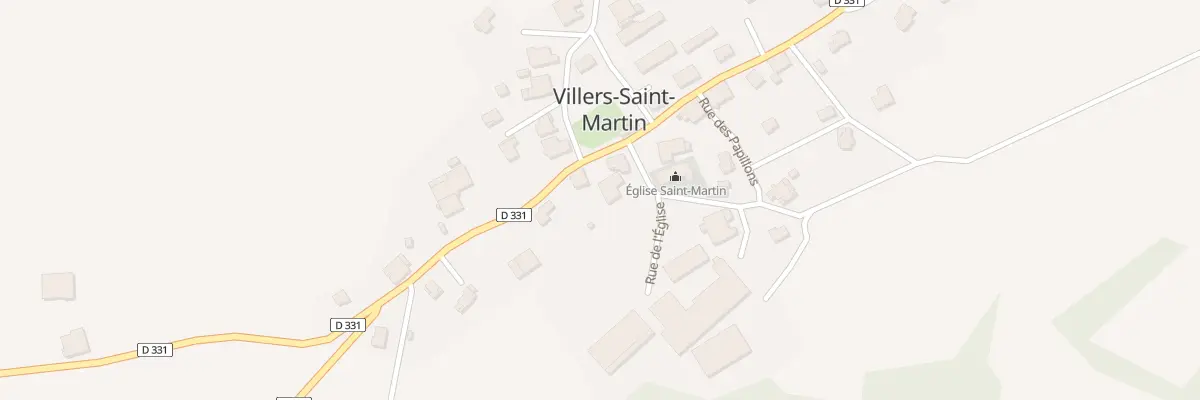 Plan du 7 Rue Principale à Villers-Saint-Martin