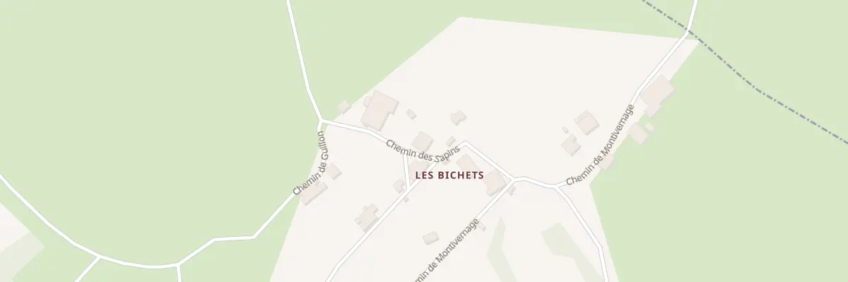 Plan du 5081 Les Bichets à Passavant