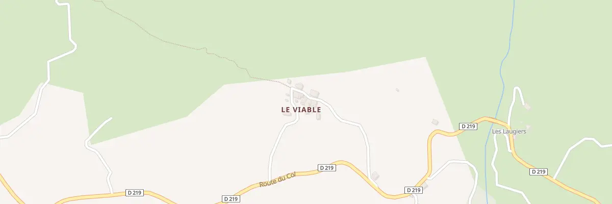 Plan du 5038 Le Viable à Tartonne