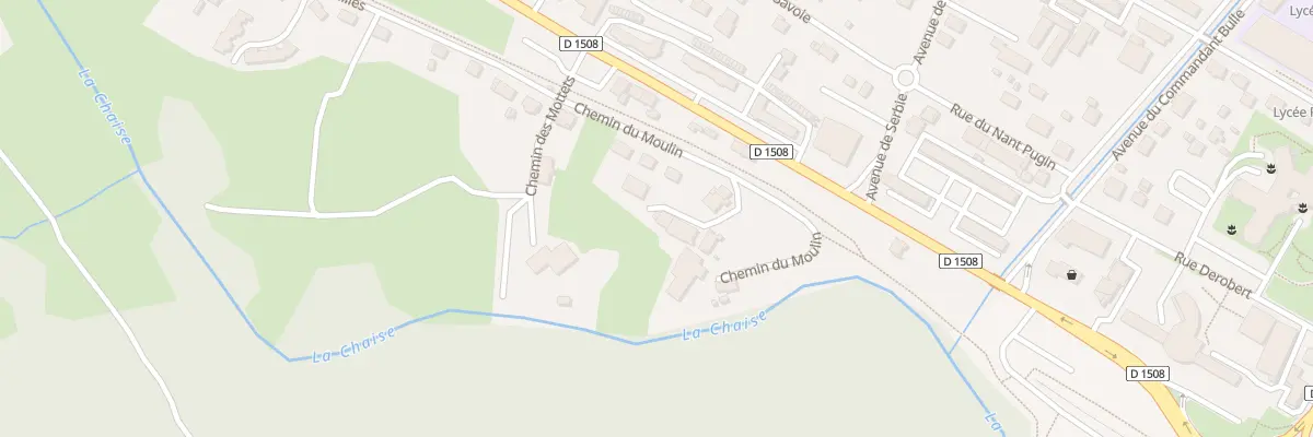 Plan du 162 Che du Moulin à Ugine