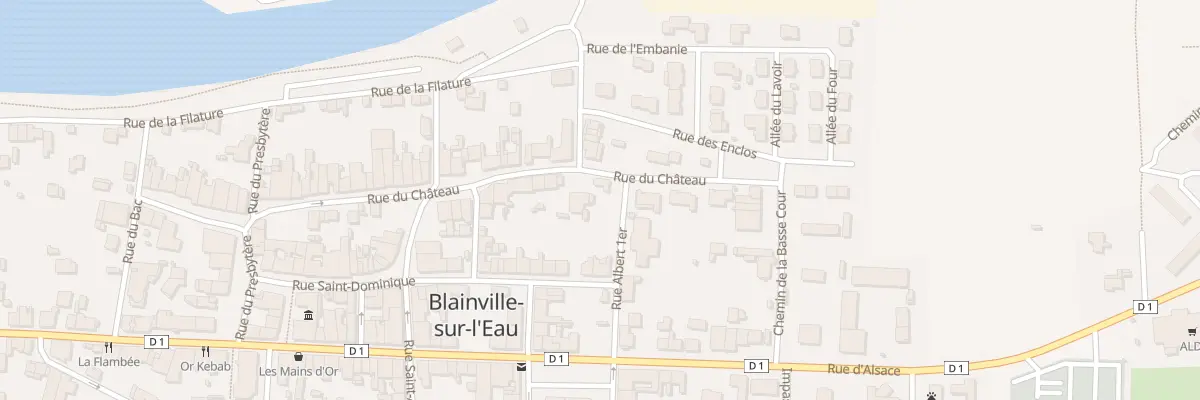 Plan du 1B Rue du Château à Blainville-sur-l’Eau