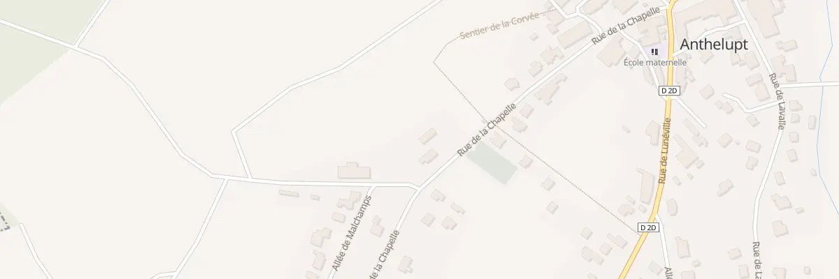 Plan du 18 Rue de la Chapelle à Anthelupt
