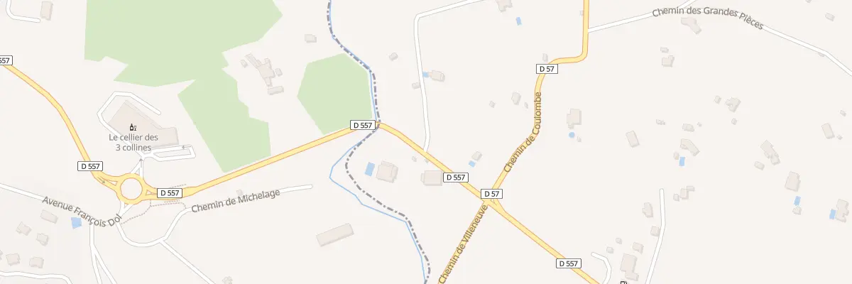 Plan du 2448 Av Salvador Allende à Draguignan