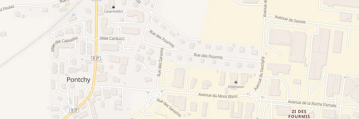 Plan du 340 Rue des fourmis à Bonneville