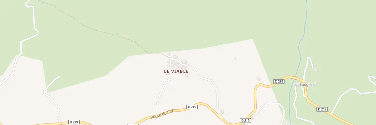 Plan du 5039 Le Viable à Tartonne