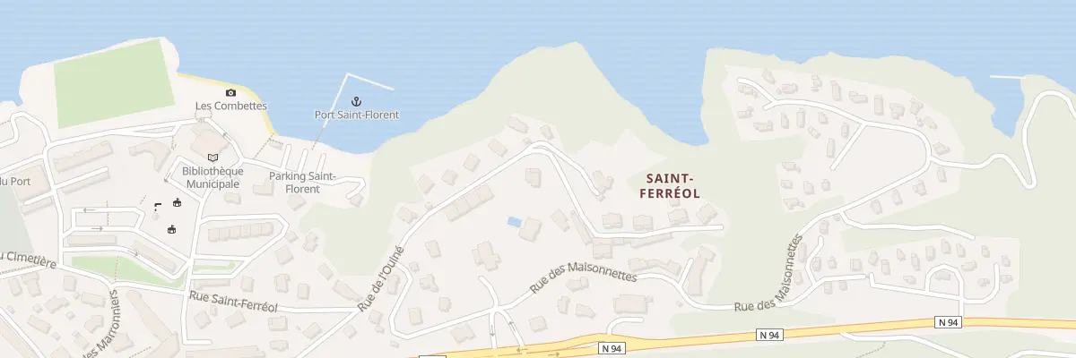 Plan de la Rue de l’Ounié à Savines-le-Lac