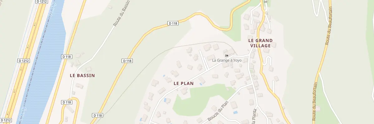 Plan du 5038A Le Plan à Césarches