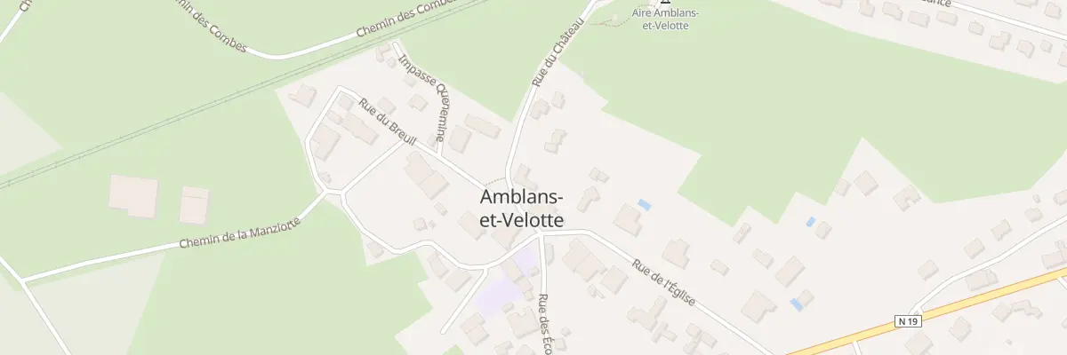 Plan du 2 Rue du Chateau à Amblans-et-Velotte