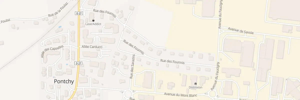 Plan du 341 Rue des fourmis à Bonneville