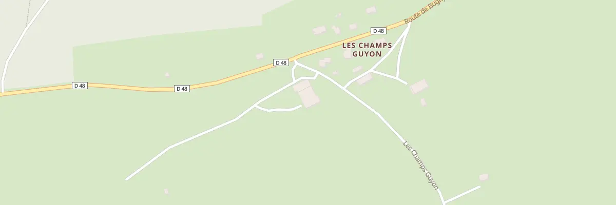 Plan du 14 Les Champs Guyon à La Chaux