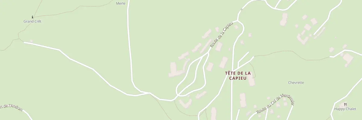 Plan du 138 Rte de la Capieu à Manigod