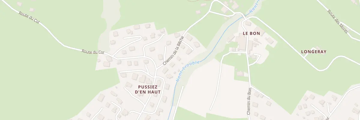 Plan du 5611 Pussiez d’En Haut à Ugine