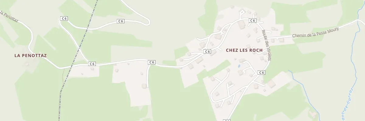 Plan du 2080 Rte des Virolets à Burdignin