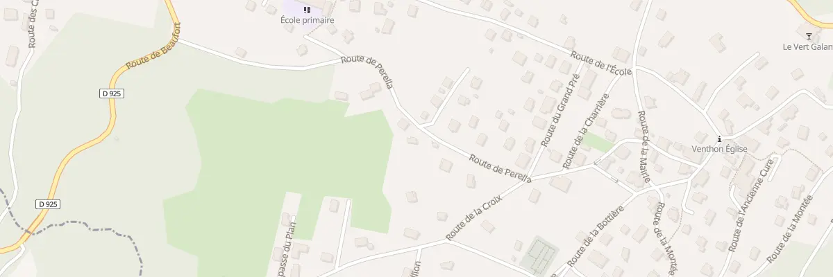 Plan du 293 Rte de la Pérella à Venthon
