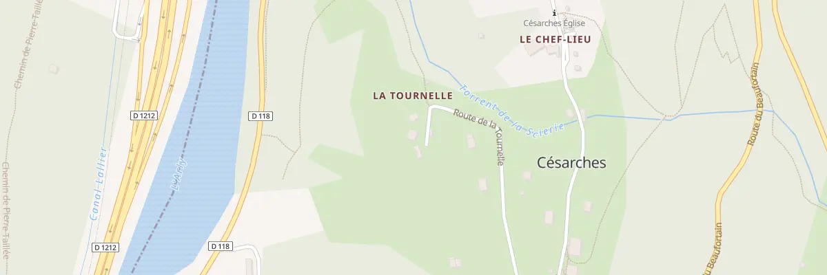 Plan du 5083 La Tournelle à Césarches