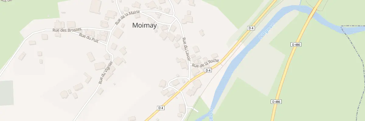 Plan du 10 Rue du Lavoir à Moimay