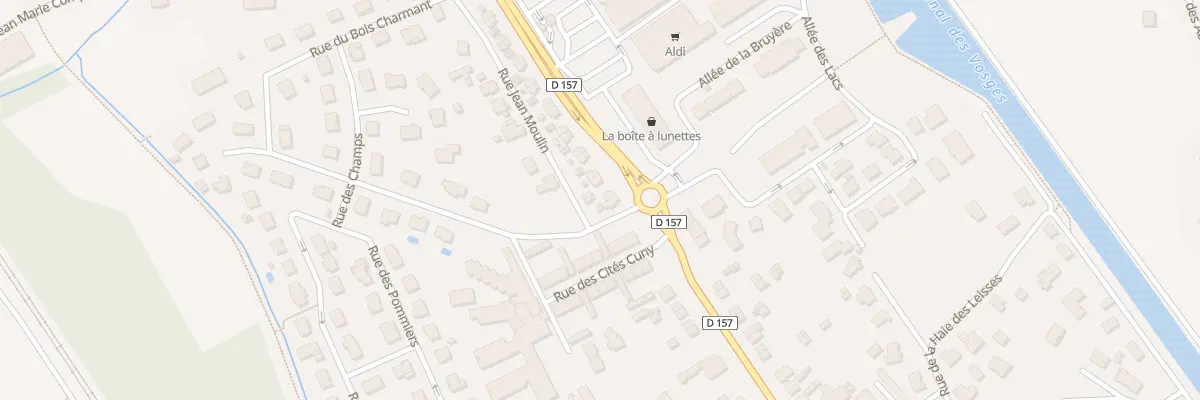 Plan du 165 Rue de Lorraine Thaon à Thaon-les-Vosges