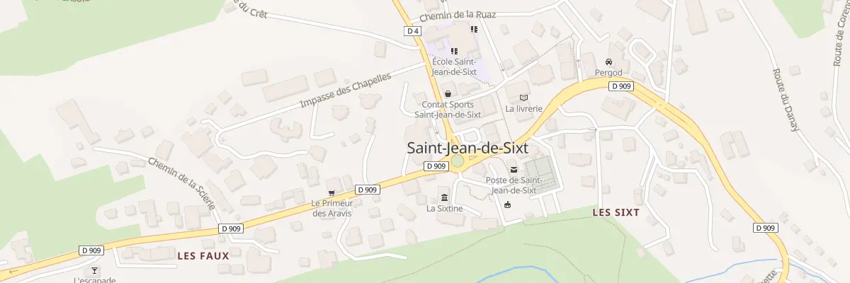 Plan du 34 Pl Madeleine LAFRANCE à Saint-Jean-de-Sixt