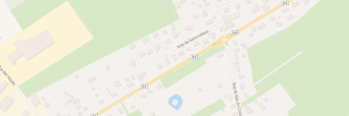 Plan du 6 Voie Saint Valbert à Froideconche