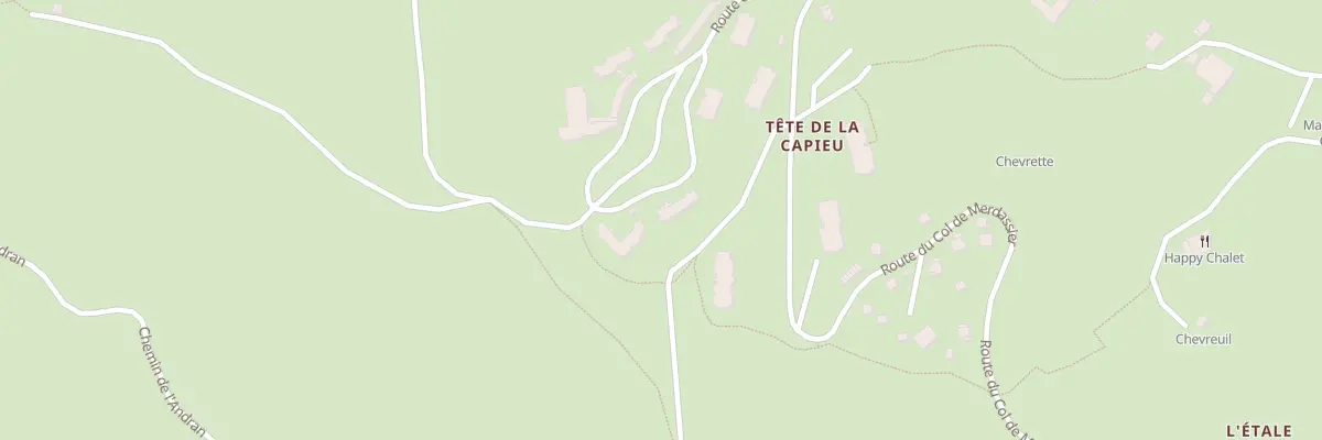 Plan du 292 Rte de la Capieu à Manigod
