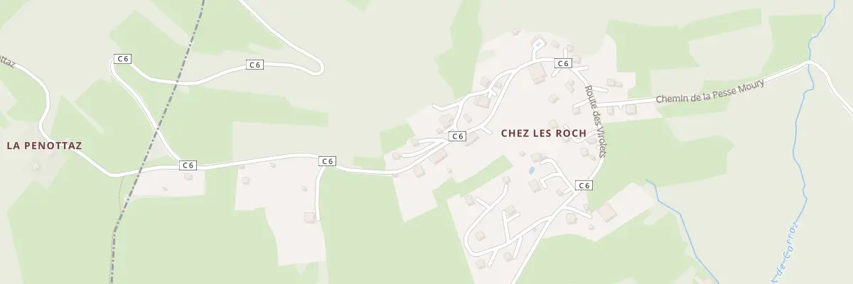 Plan du 2078 Rte des Virolets à Burdignin