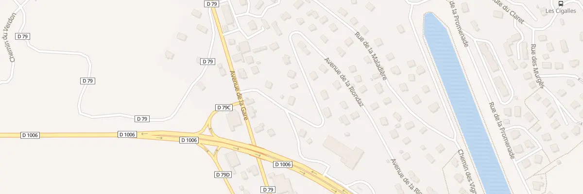 Plan du 97 Av de la Riondaz à Saint-Julien-Mont-Denis
