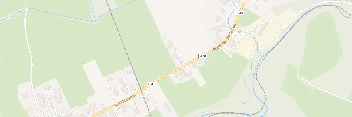 Plan du 131 Rte du Col de Cou à Burdignin