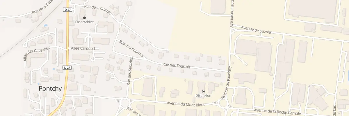 Plan du 411 Rue des fourmis à Bonneville