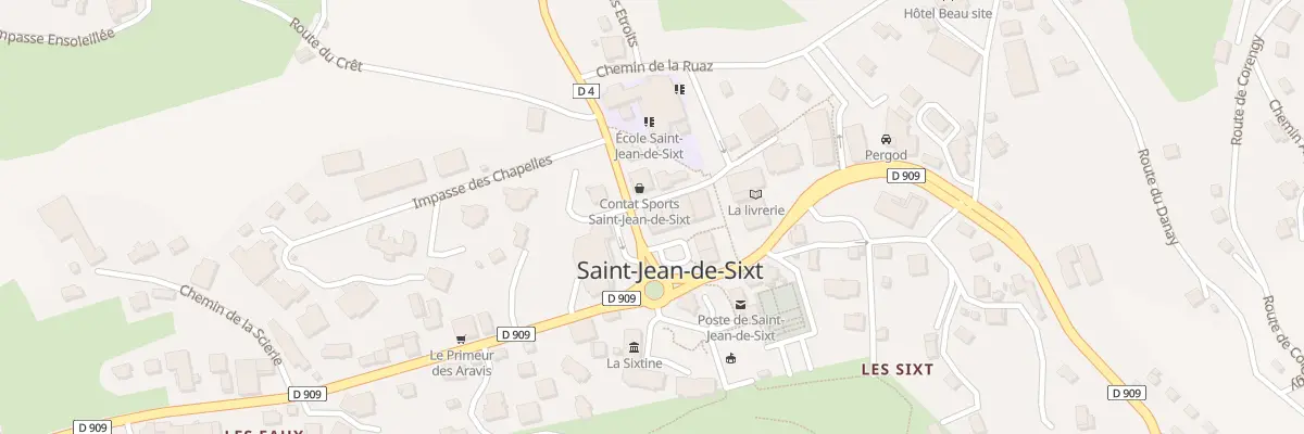 Plan du 84 Pl Aimé Dupont à Saint-Jean-de-Sixt