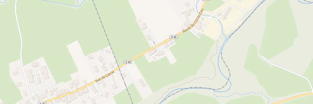 Plan du 106 Rte du Col de Cou à Burdignin