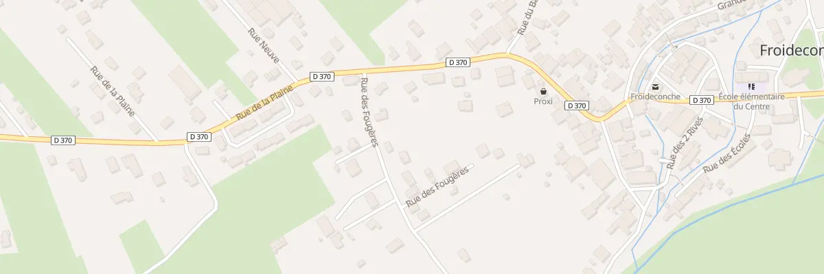 Plan du 7 Rue des Fougeres à Froideconche