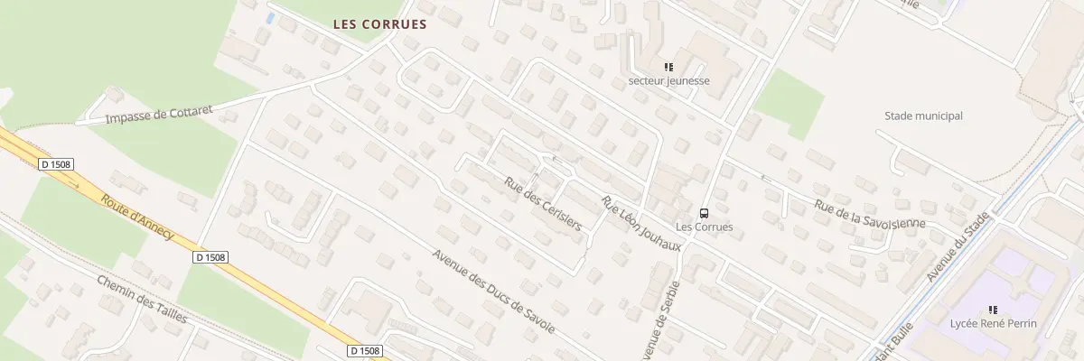 Plan du 5105F Rue Léon Jouhaux à Ugine