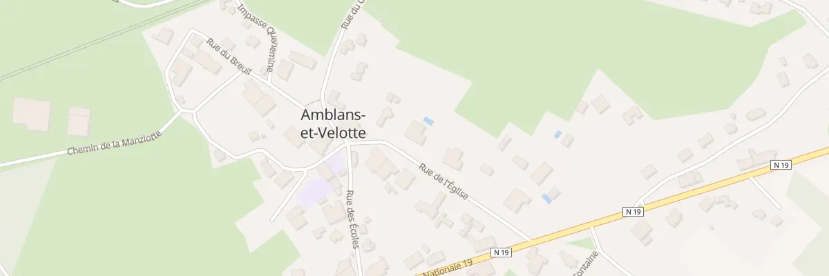 Plan du 3 Rue de l’Eglise à Amblans-et-Velotte