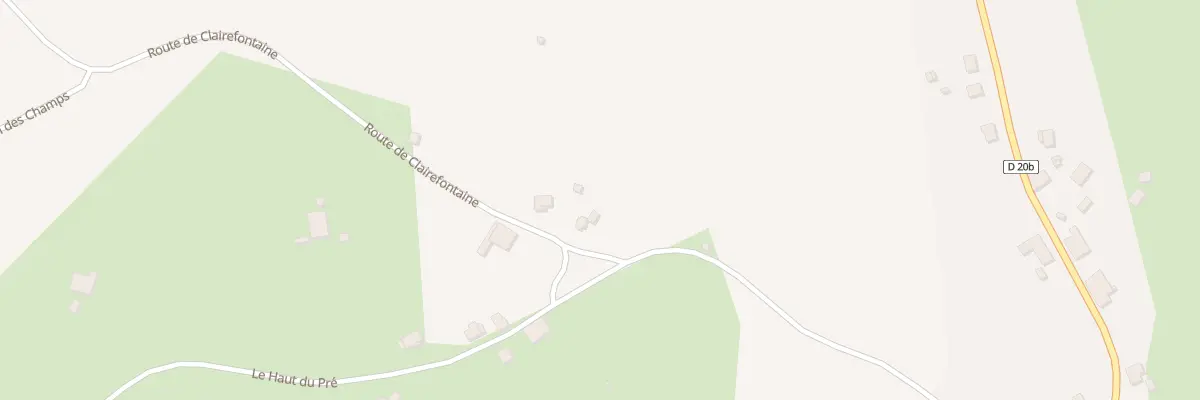 Plan du 48 Rte de Clairefontaine à Plombières-les-Bains